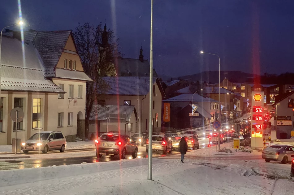 Totalny paraliż komunikacyjny Limanowej - zdjęcie 2