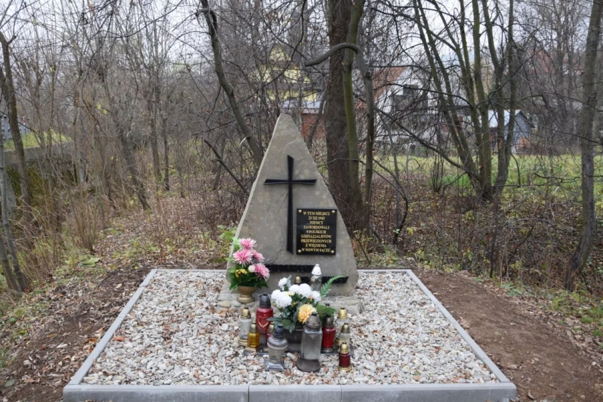 Obelisk upamiętnia ofiary egzekucji