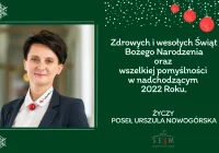 Życzenia od Poseł na Sejm RP Urszuli Nowogórskiej - zdjęcie główne