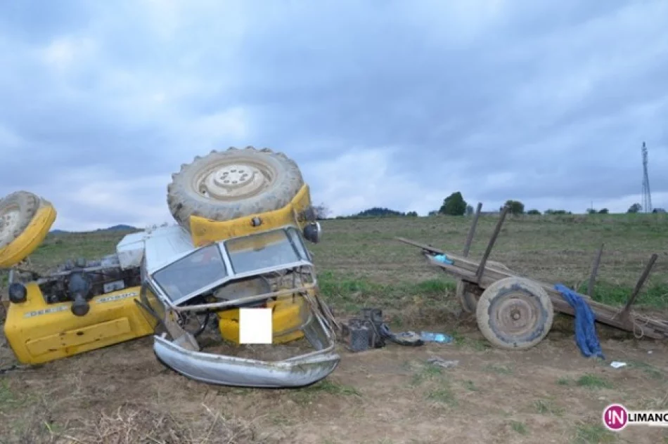 Przygnieciony przez ciągnik i wypadek w lesie - zdjęcie 3