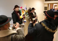 Kolędnicy z Zespołu „Limanowianie” odwiedzili Urząd Miasta - zdjęcie główne