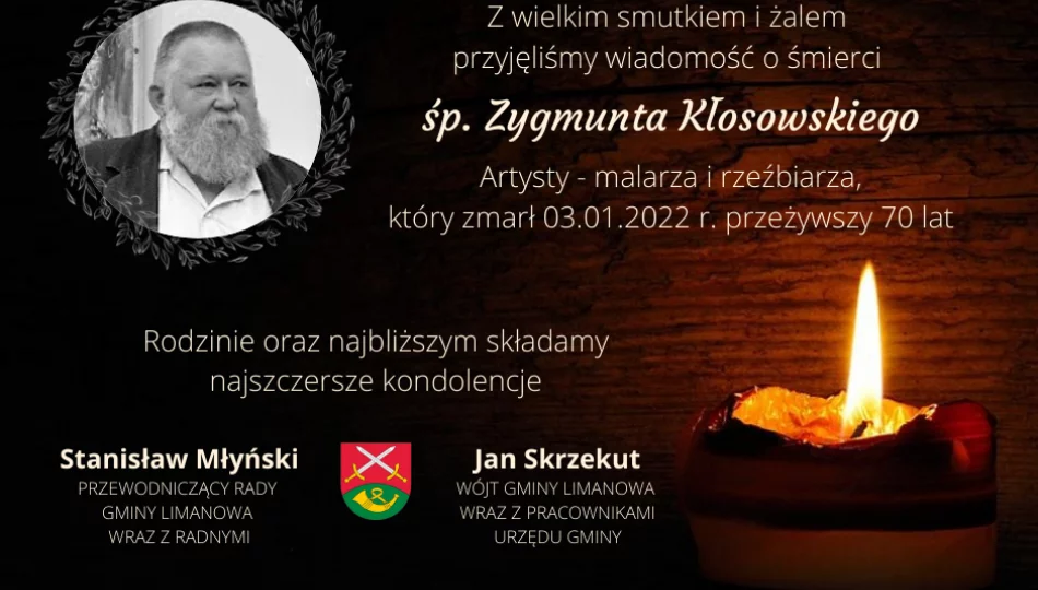 Kondolencje z powodu śmierci Zygmunta Kłosowskiego - zdjęcie 1