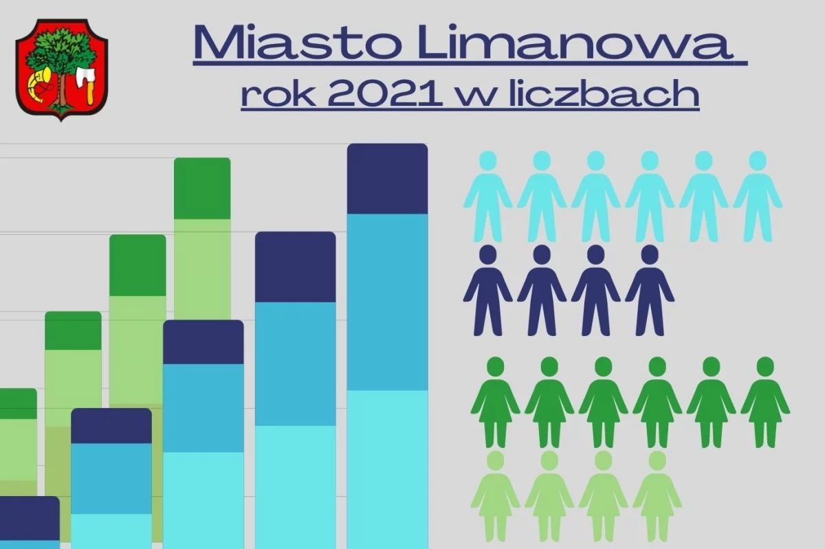 2021 rok w liczbach – statystyczne podsumowanie 2021 roku w mieście Limanowa
