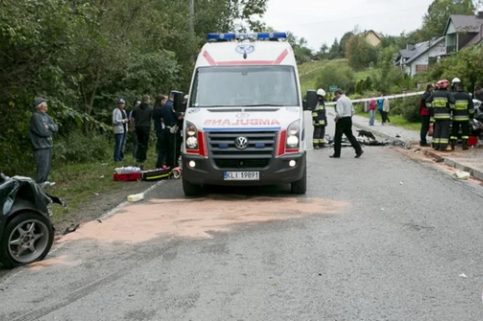 Kierowca BMW zjechał na lewy pas - zdjęcie 2