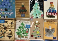 Konkurs na „Bożonarodzeniową kartkę świąteczną z recyklingu” rozstrzygnięty ! - zdjęcie główne