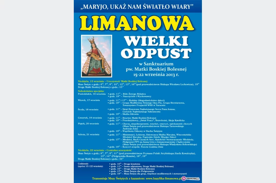 Wielki Odpust 2013 - zobacz program - zdjęcie 2