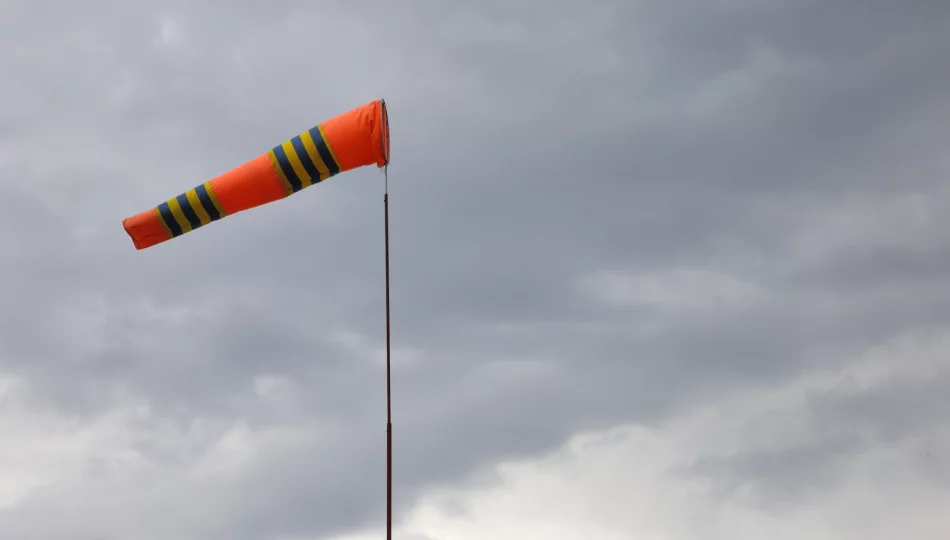Ostrzeżenie meteorologiczne: silny wiatr na terenie powiatu limanowskiego - zdjęcie 1