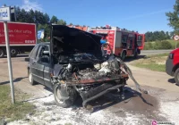 Zderzenie z cysterną i pożar - zdjęcie główne