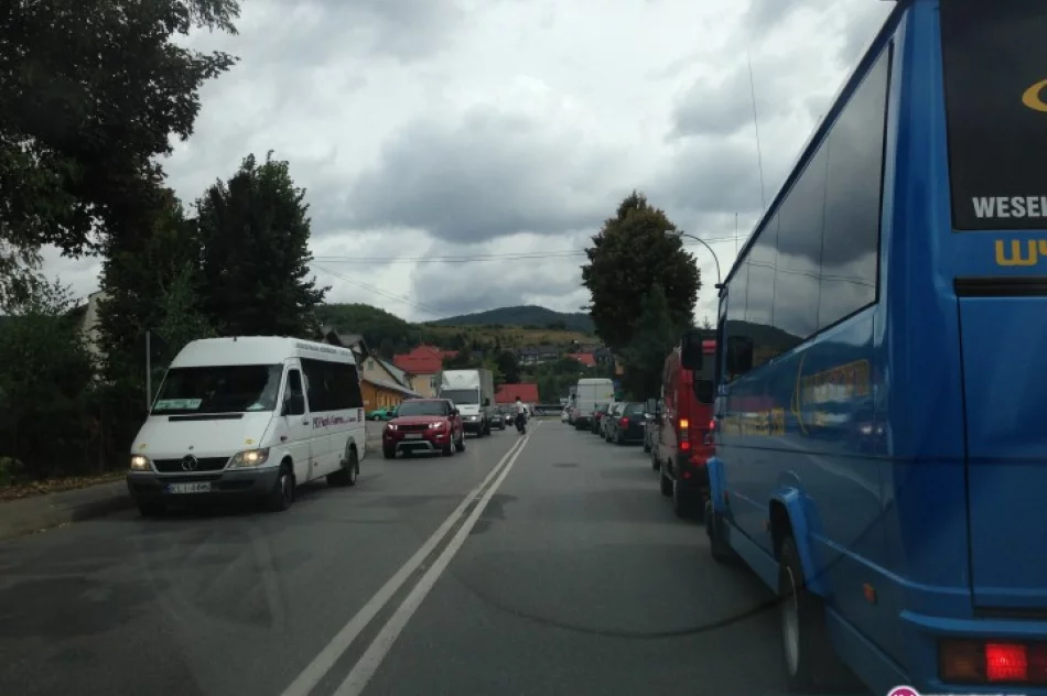 Zakorkowana Limanowa przez... remont drogi - zdjęcie 2