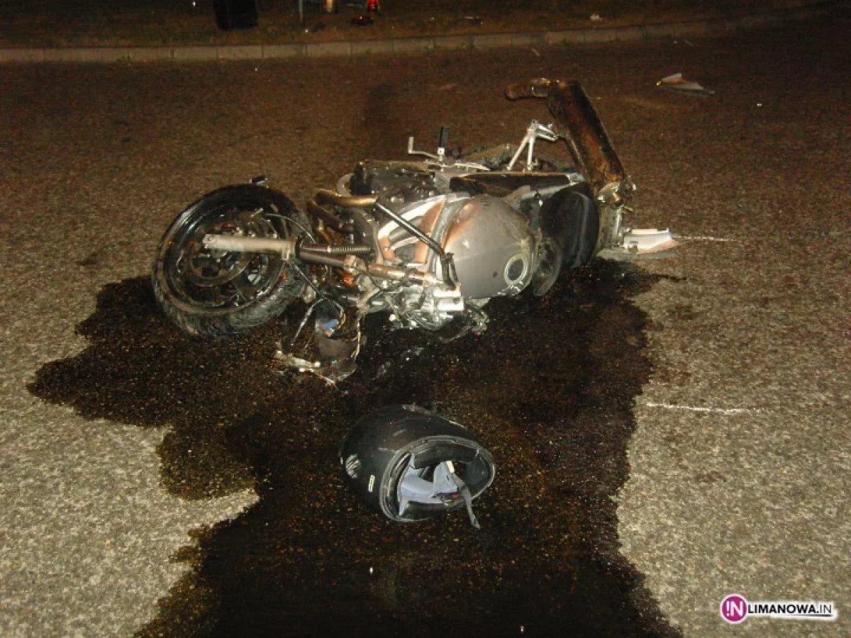 Śmiertelny wypadek młodego motocyklisty