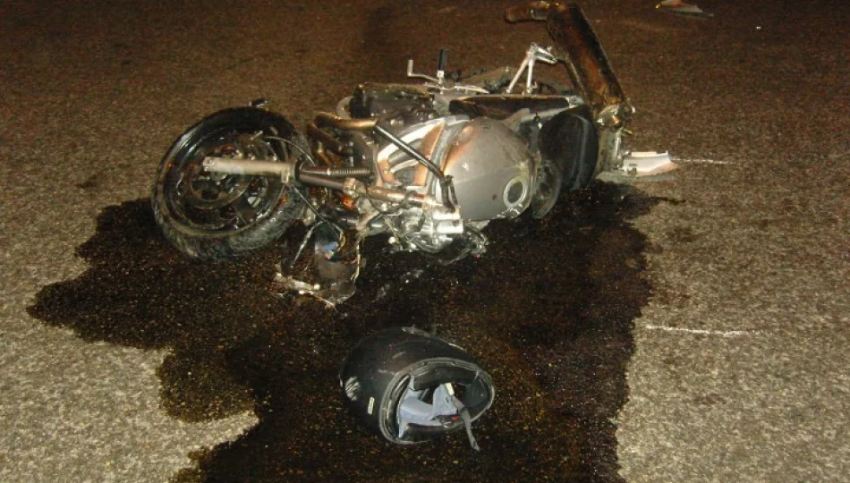 Śmiertelny wypadek młodego motocyklisty - zdjęcie 1