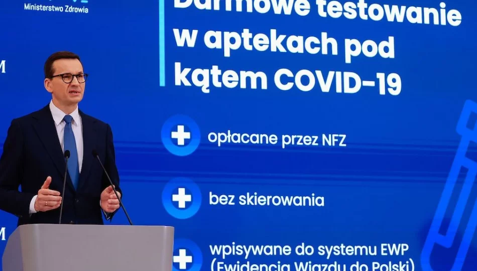 Konferencja prasowa premiera Mateusza Morawieckiego - zmiany w walce z wirusem - zdjęcie 1