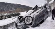 Dachowanie na łuku drogi - zdjęcie 2