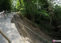 Osuwisko zabrało - rusza odbudowa - zdjęcie główne