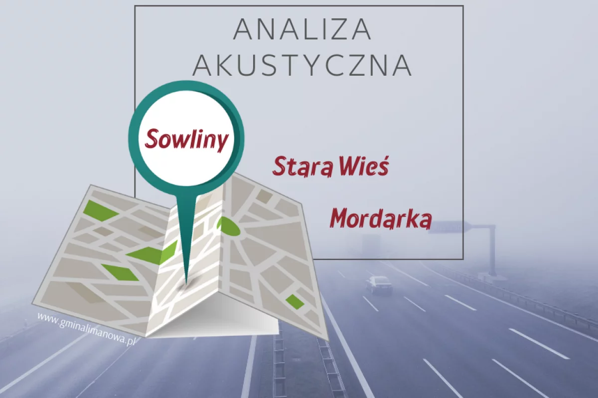 Konsultacje społeczne w sprawie analizy akustycznej w miejscowościach Sowliny, Mordarka, Stara Wieś