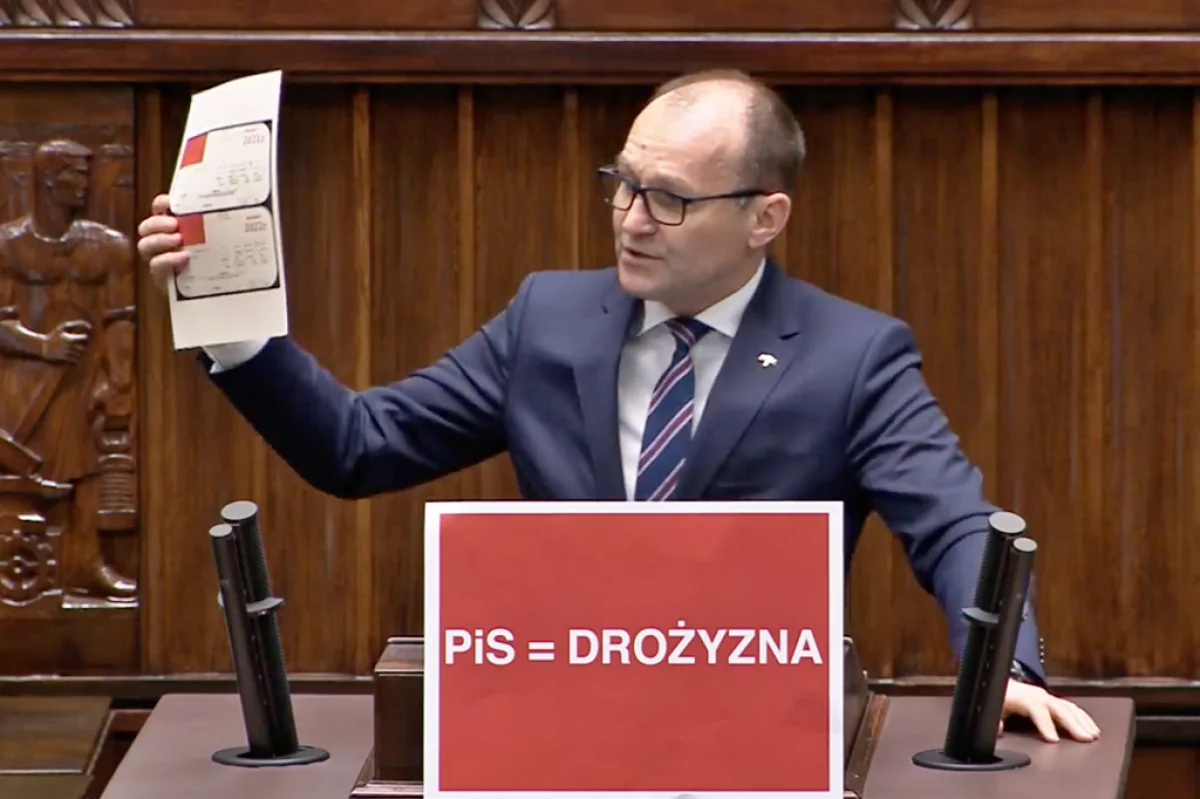 Poseł o drożyźnie - przykład z Limanowszczyzny na sejmowej mównicy