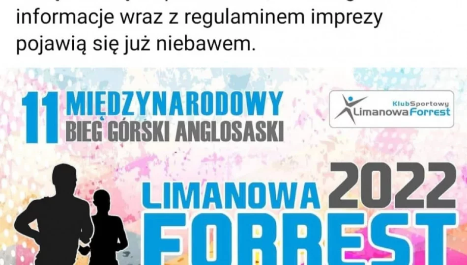 Limanowa Forrest wraca z popularnym biegiem - zdjęcie 1