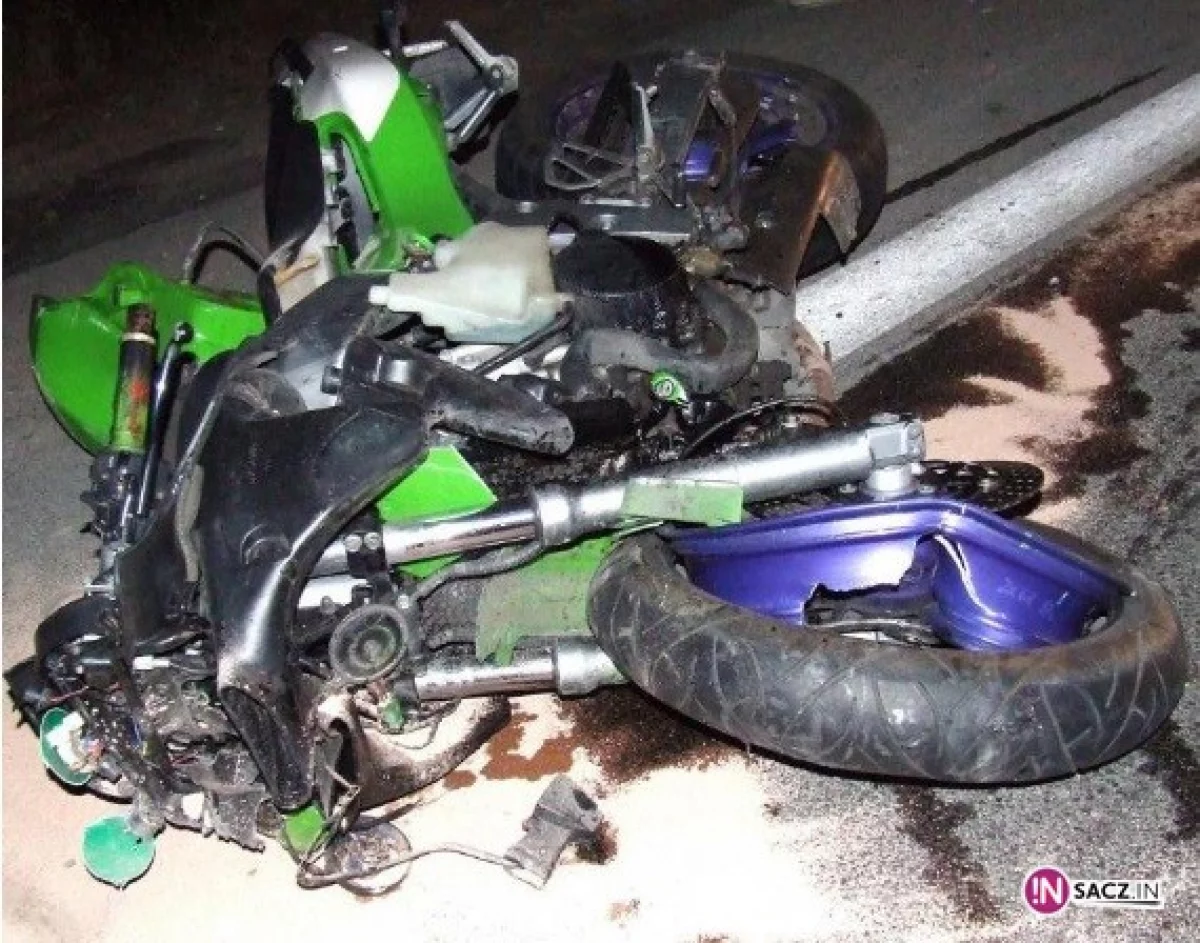 Wypadki motocykilstów - jeden śmiertelny