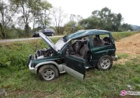 Dachowanie suzuki. Poślizg na rowerze - zdjęcie główne