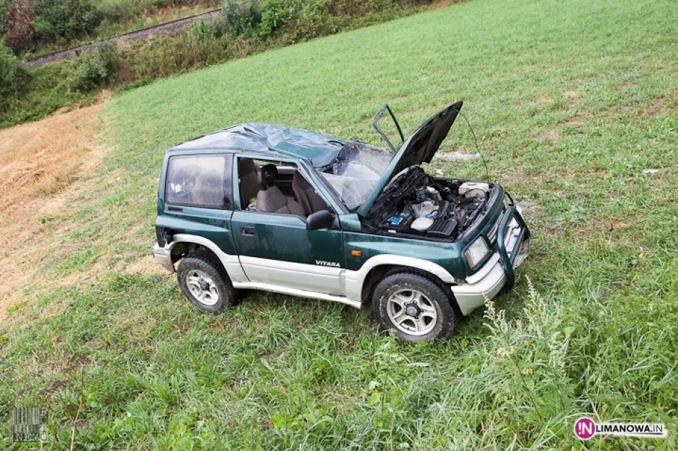 Dachowanie suzuki. Poślizg na rowerze - zdjęcie 2