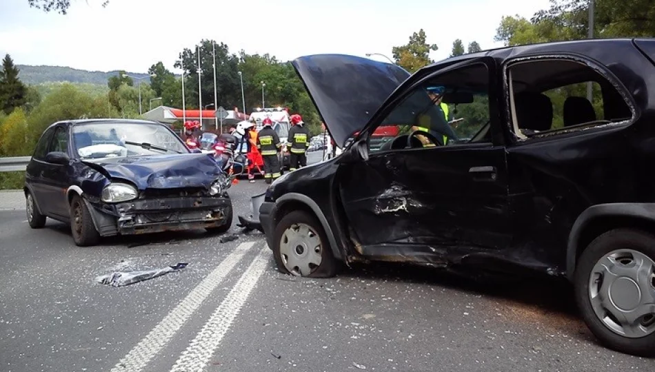 Wypadek przyczyną dużych korków - zdjęcie 1