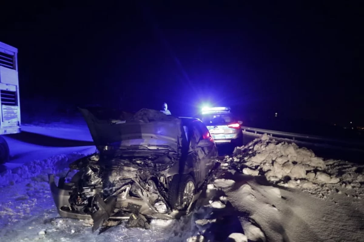 Groźnie wyglądające zderzenie czołowe  