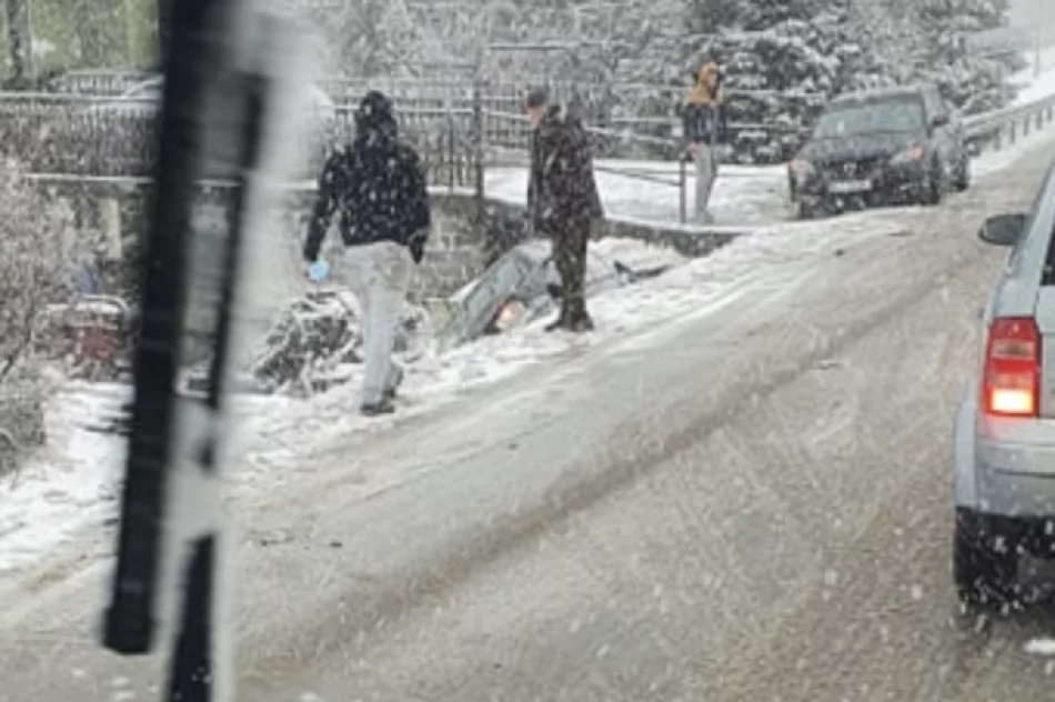 Intensywne opady śniegu - problemy na podjazdach - zdjęcie 3