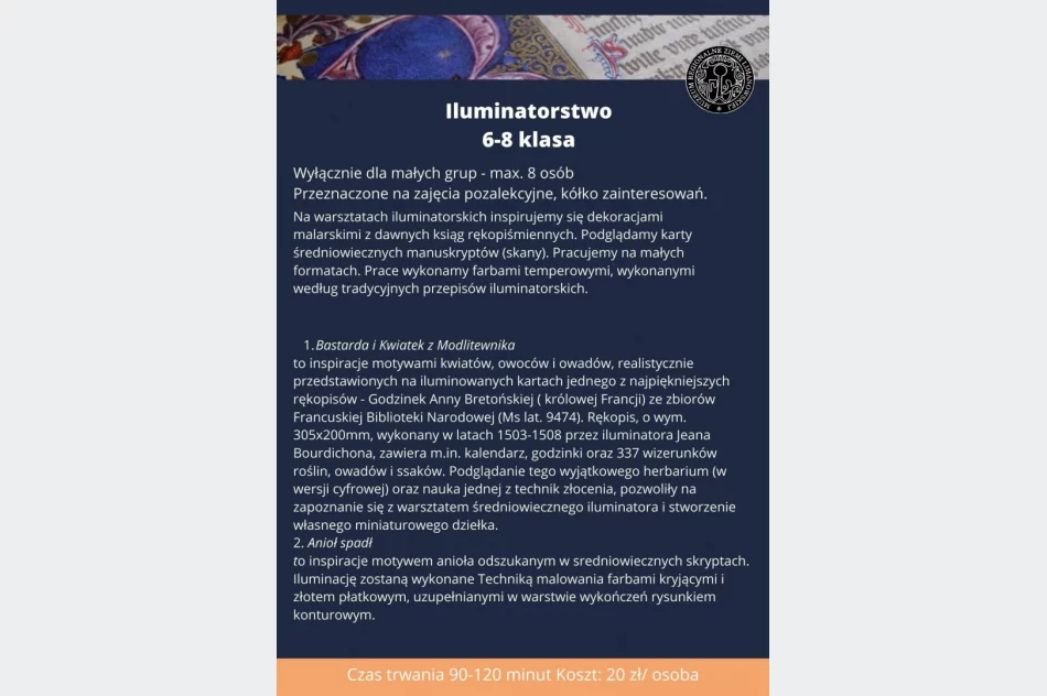 Oferta dydaktyczna Muzeum Regionalnego Ziemi Limanowskiej - zdjęcie 8