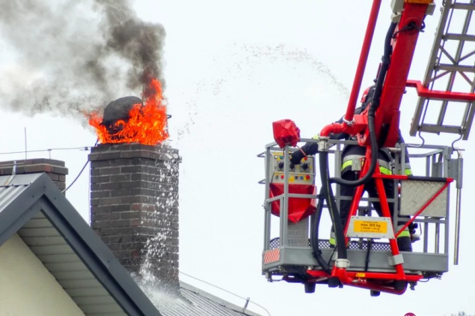 Pożar na budynku usługowym - zdjęcie 3