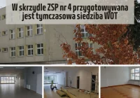 Trwa remont skrzydła budynku ZSP nr 4 w Limanowej pod tymczasową siedzibę WOT - zdjęcie główne