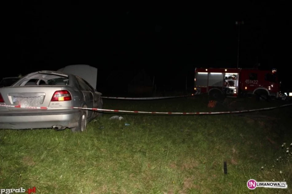 Samochód wypadł z drogi i przygniótł mężczyznę - zdjęcie 2