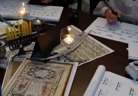 Wiosenna propozycja z pracowni kaligraficznej Muzeum Regionalnego Ziemi Limanowskiej - zdjęcie główne