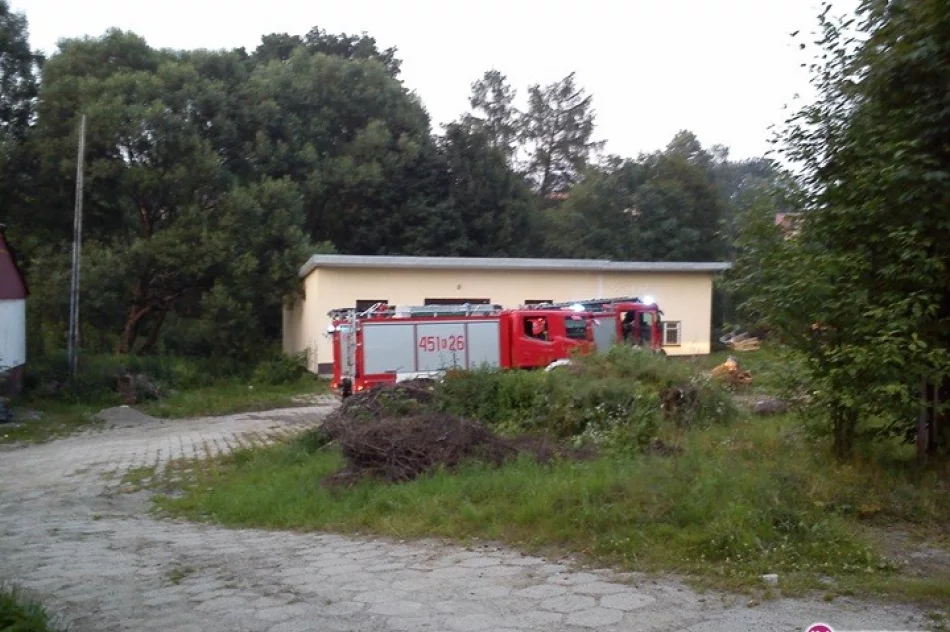 Pożar w budynku przy Spacerowej - zdjęcie 3
