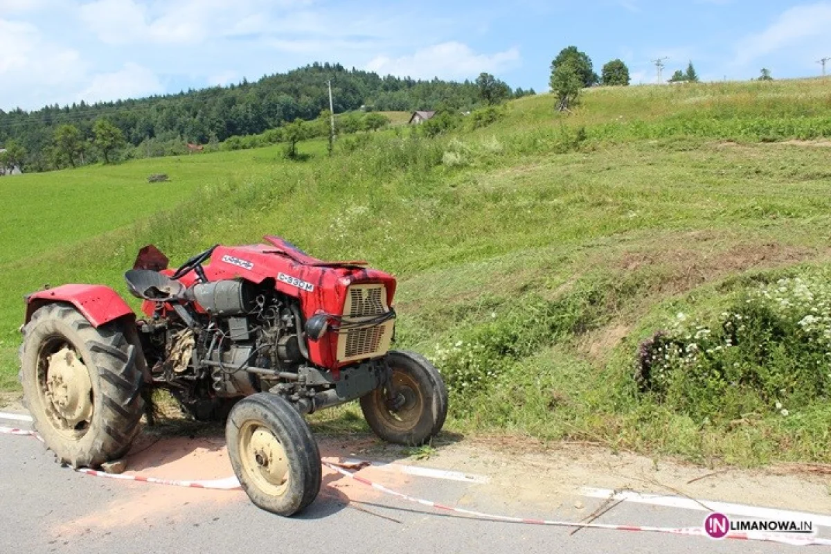 Śmiertelny wypadek traktorzysty