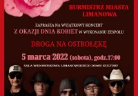 Zapraszamy na Koncert z okazji Dnia Kobiet – zespół „Droga na Ostrołękę” - bilety dostepne - zdjęcie główne