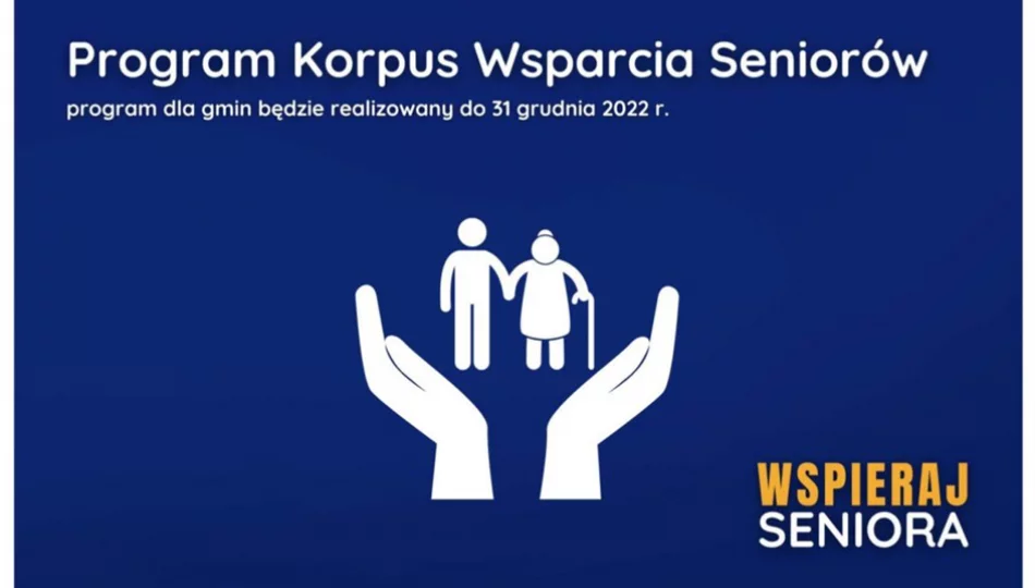 „Korpus Wsparcia Seniorów” na rok 2022 dla mieszkańców Miasta Limanowa. - zdjęcie 1