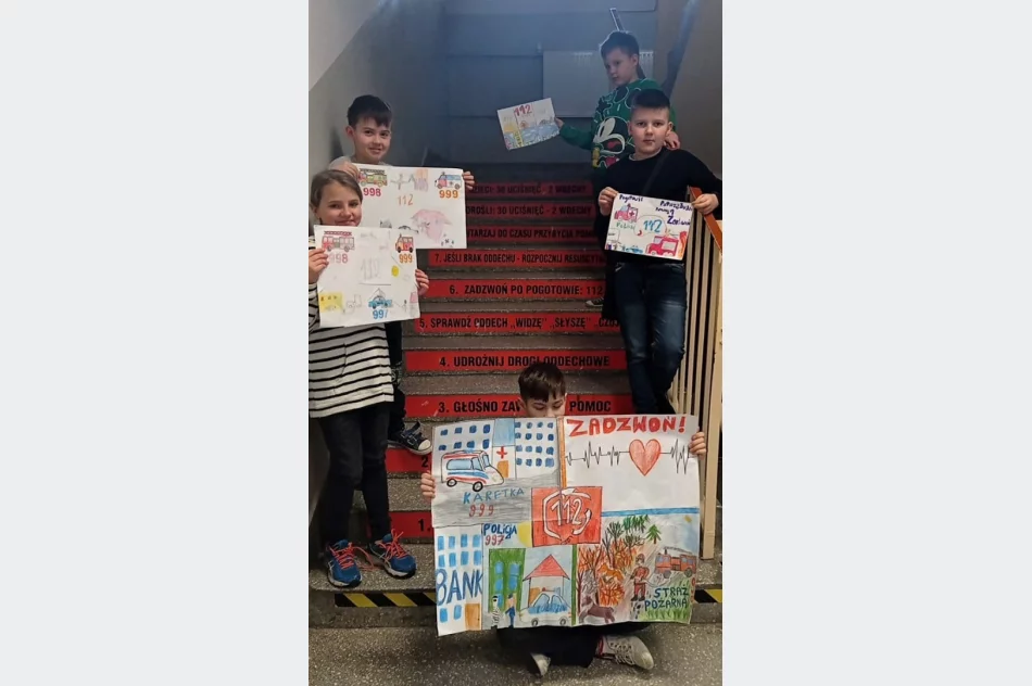 Akcja „Ratownicy ze świetlicy” w SP nr 2 w ramach Międzynarodowego Dnia Numeru Alarmowego 112 - zdjęcie 12