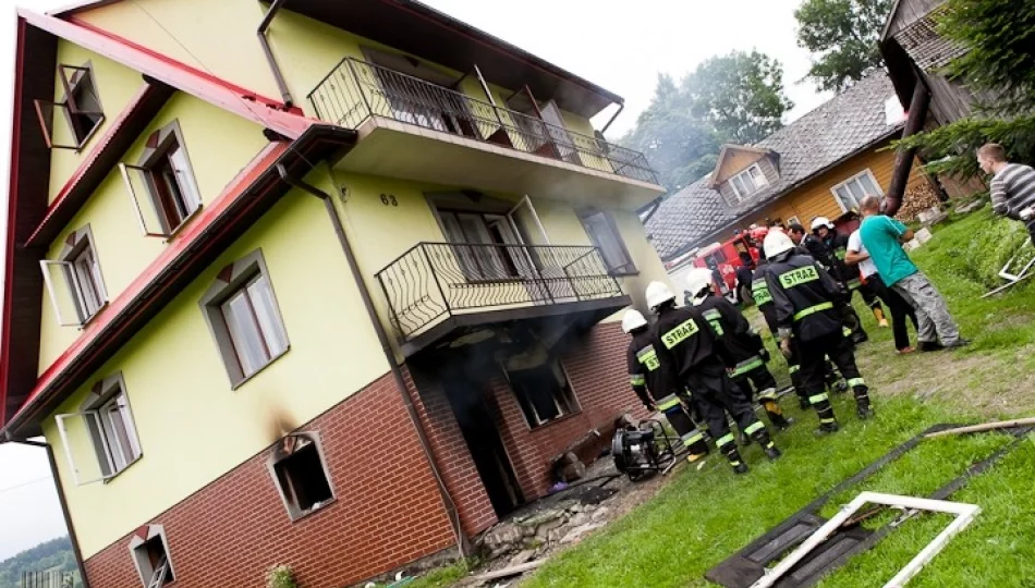 Wybuchł gaz, poparzony domownik - zdjęcie 1