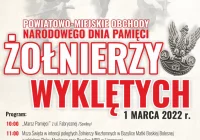 1 marca odbędą się Powiatowo-Miejskie obchody Narodowego Dnia Pamięci Żołnierzy Wyklętych - zdjęcie główne