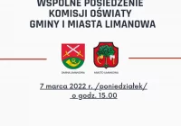 Wspólne posiedzenie Komisji Oświaty Gminy i Miasta Limanowa - zdjęcie główne