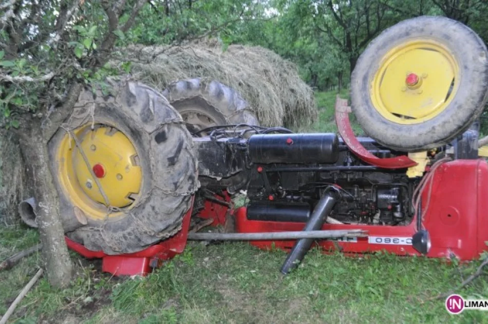Ranny traktorzysta zabrany śmigłowcem - zdjęcie 2