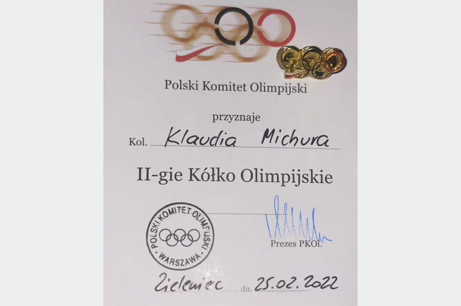 Dwa medale i Kółko Olimpijskie dla Klaudii Michury - zdjęcie 6