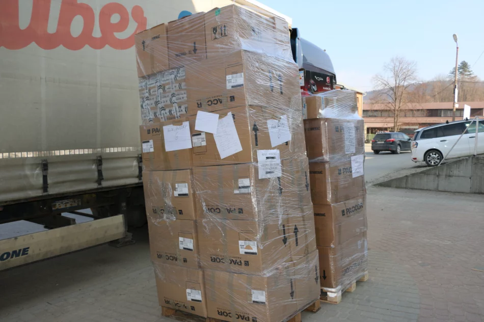 Transport z darami od Limanowian dotrze do partnerskiego miasta Truskawiec na Ukrainie - zdjęcie 17