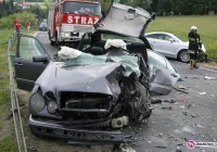 Zjechał na lewy pas. Długa operacja - zdjęcie główne