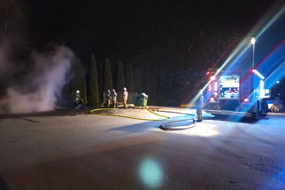 Pożar przy cmentarzu - zdjęcie 7