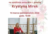 Kobieta, która spełniła swoje marzenia – spotkanie z powieściopisarką Krystyną Mirek w limanowskiej bibliotece - zdjęcie główne