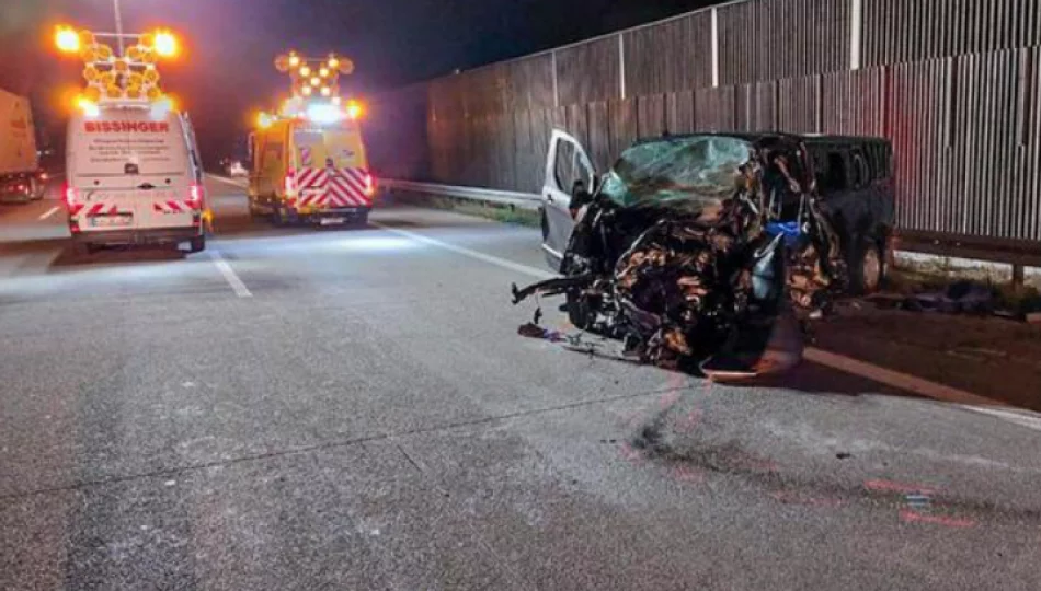 Tragiczny wypadek mieszkańców Limanowszczyzny na niemieckiej autostradzie - zdjęcie 1