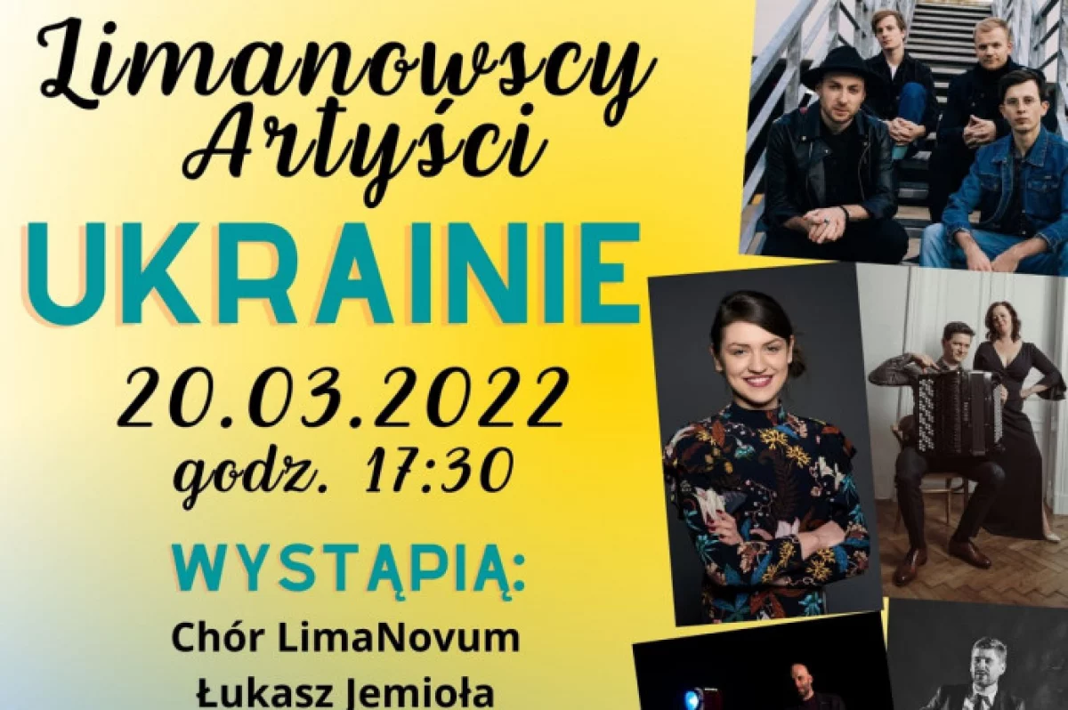 Limanowscy artyści zagrają koncert dla Ukrainy
