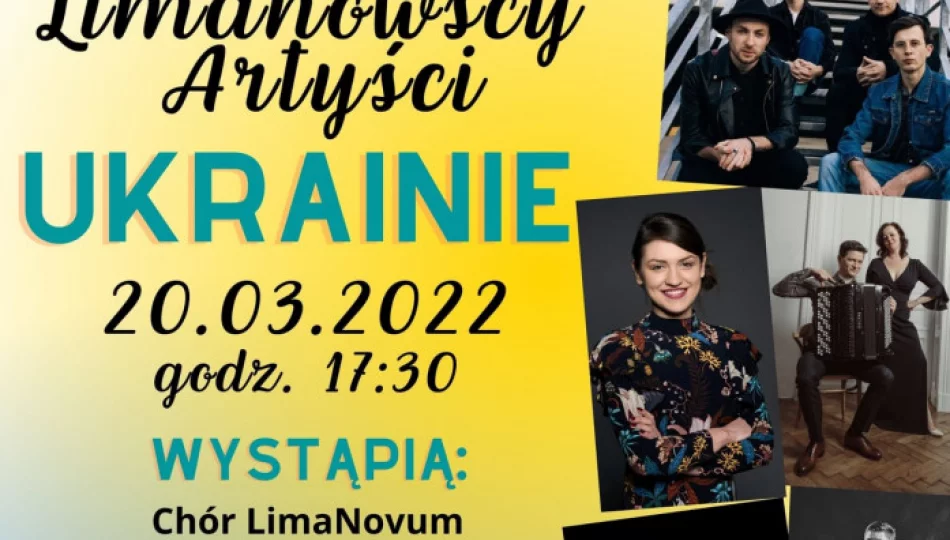 Limanowscy artyści zagrają koncert dla Ukrainy - zdjęcie 1