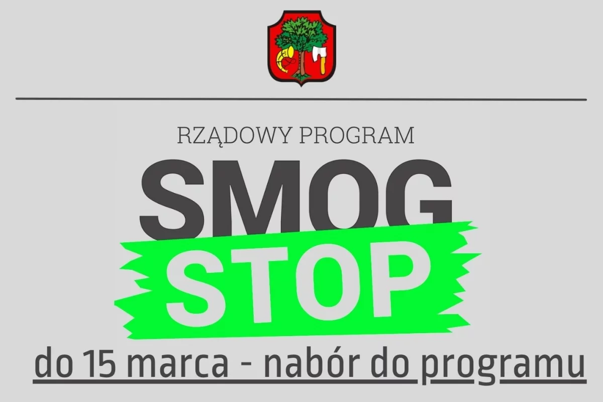 Do 15 marca składanie wniosków w Programie „STOP SMOG”